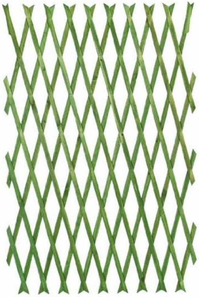 Riveted Garden Trellis Green - 0.3m x 1.8m
