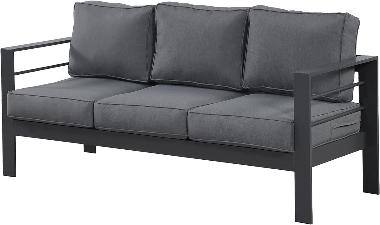 Wisteria Lane Aluminium 5 Seat Fire Pit Set