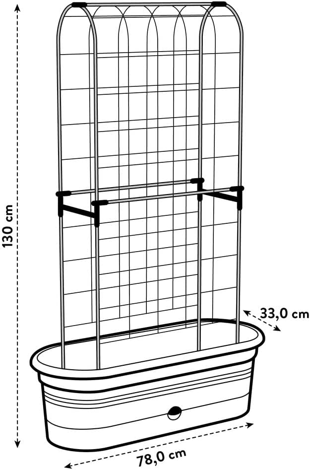 Green Basics Veggie Wall 80cm Living Black