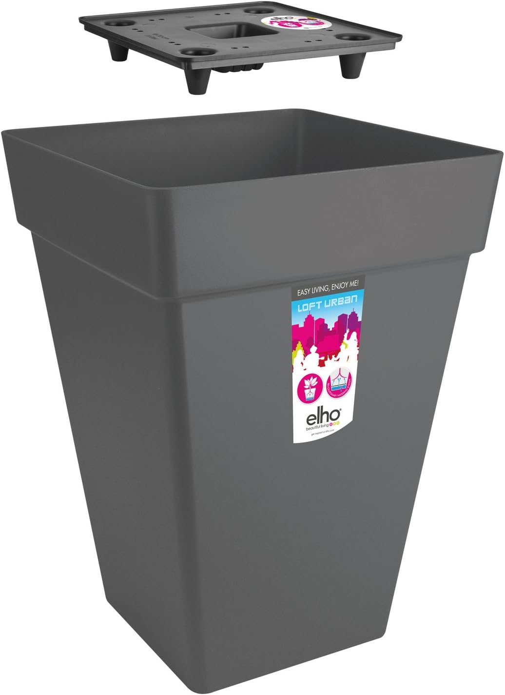 Loft Urban Square High 30cm - Anthracite