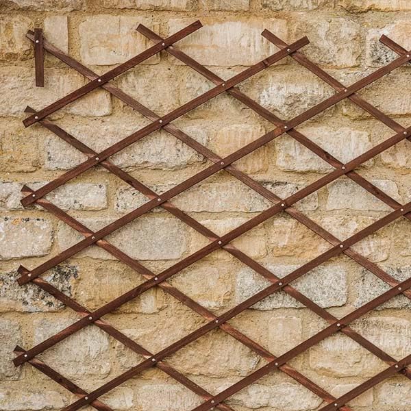 Riveted Garden Trellis Tan - 1.8m x 1.2 m