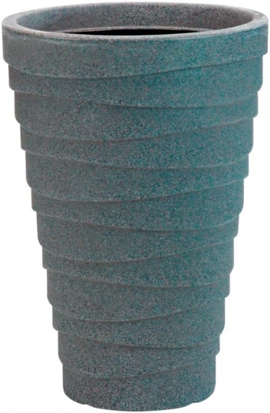 Small Round Trojan Planter Granite - 33cm