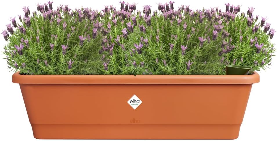 Noa Balcony Trough Large Terracotta