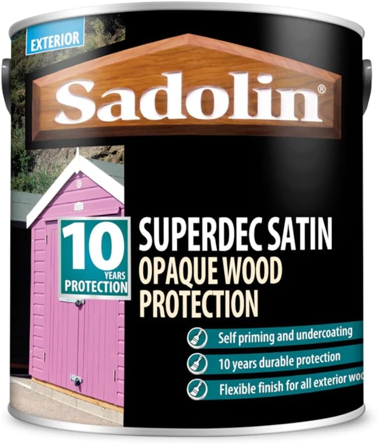 Sadolin Superdec Satin Black 1L