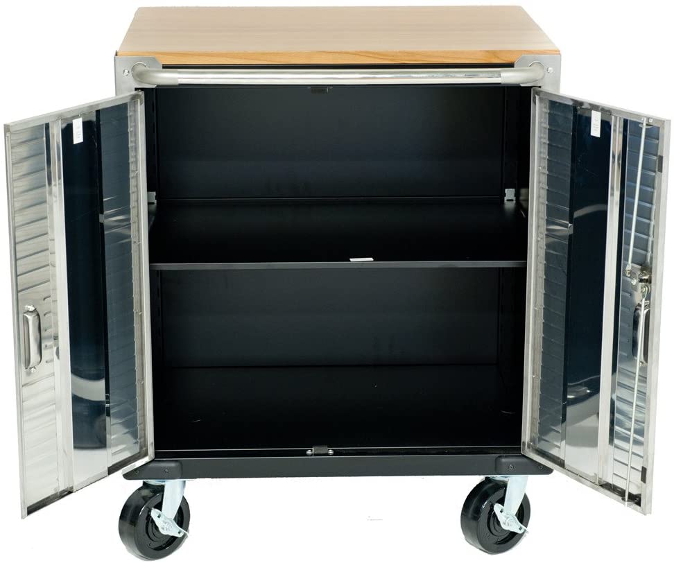 11 Piece Piece Garage Storage System - Wood