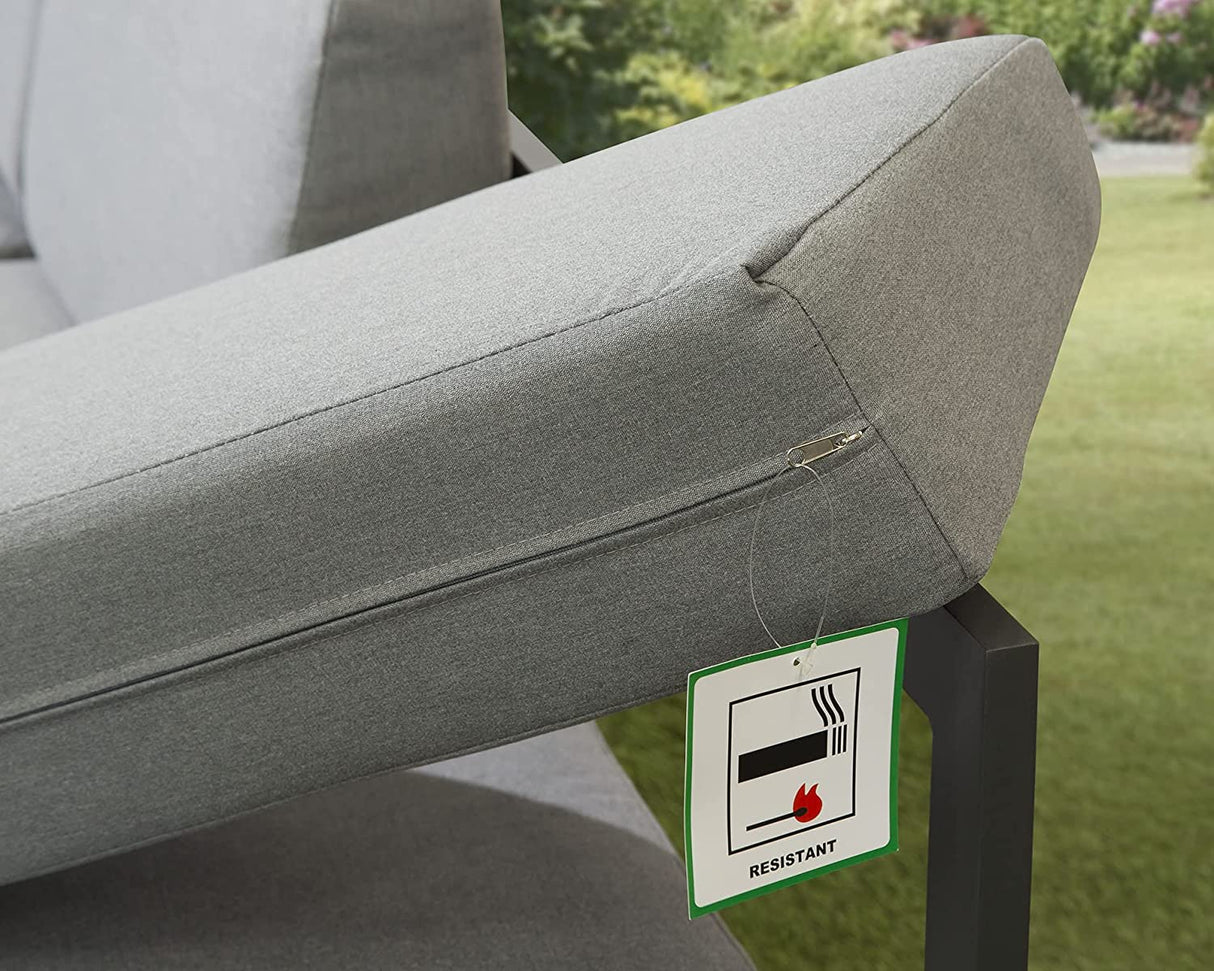 Sydney Large Corner Lounge Set with Built in Sun Lounger