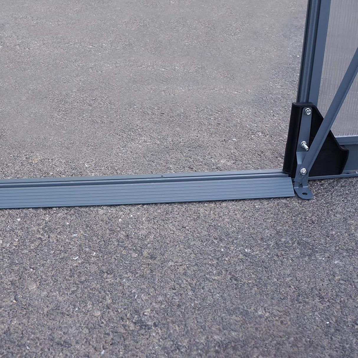 Glory 6' x 8' Greenhouse - Grey Frame & Multiwall Polycarbonate Panels