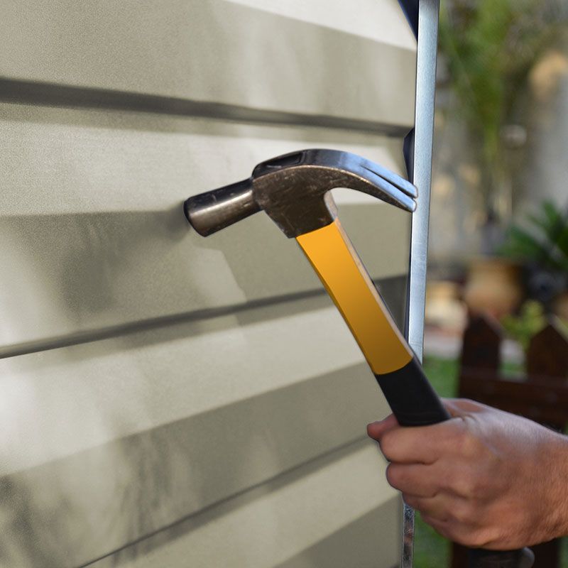 Skylight 6ft. x 12ft. Garden Shed - Tan Polycarbonate Panels