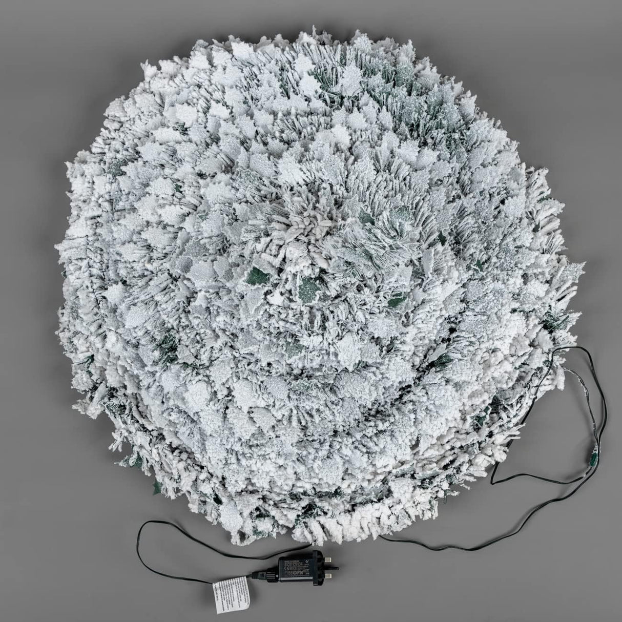 5ft Snow-flocked Pop Up Christmas Tree - Mains Operated with Warm White LEDs