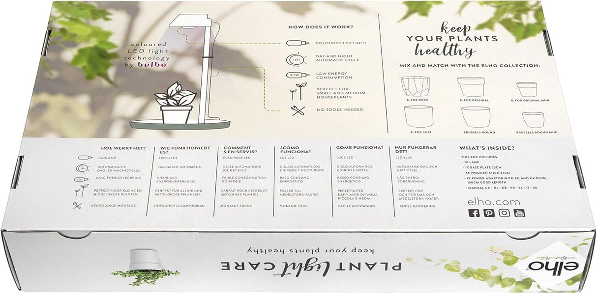 Plant LED Light Care 11cm - Glacier Grey