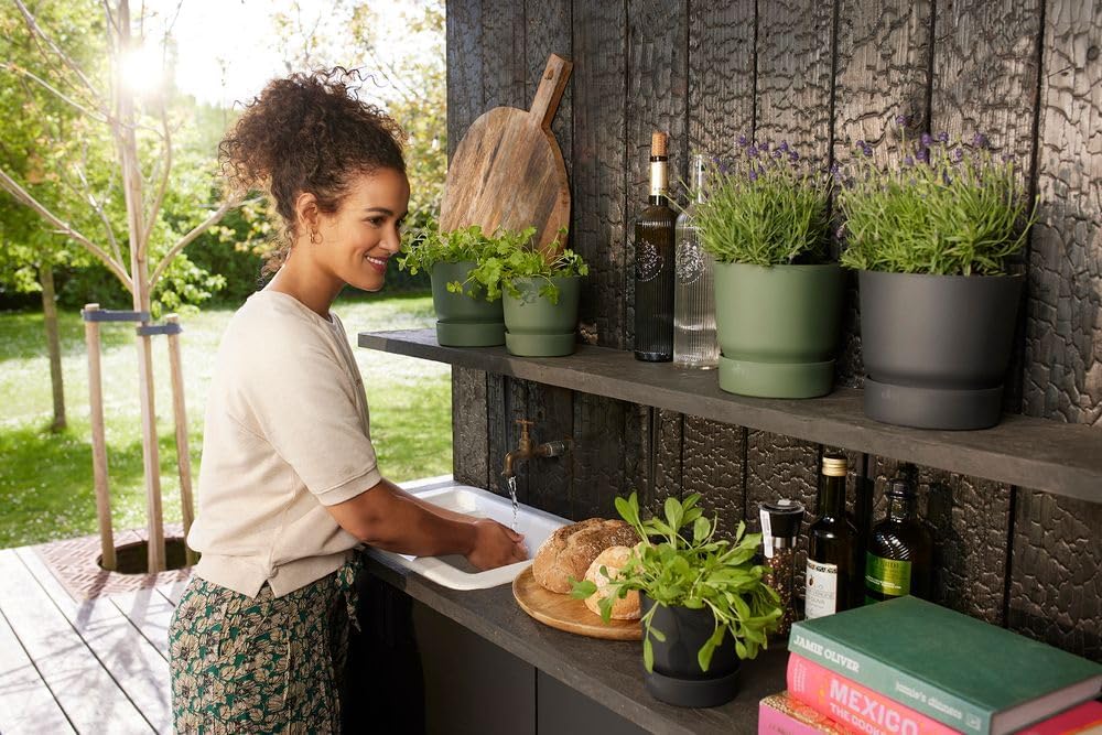 Greenville Round 14cm - Living Black