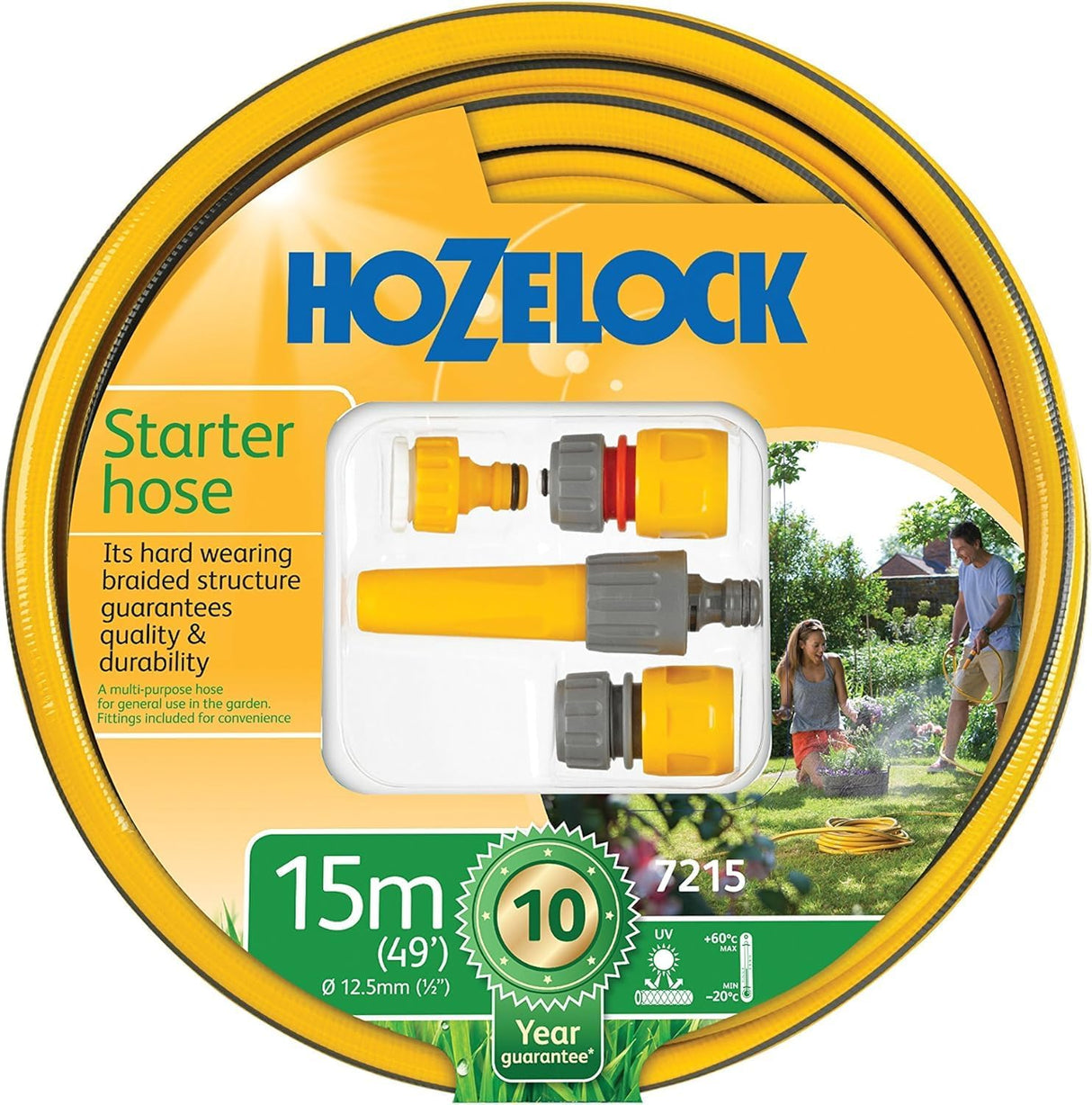 Hozelock Select Hose 12.5mm x 15m Starter Set