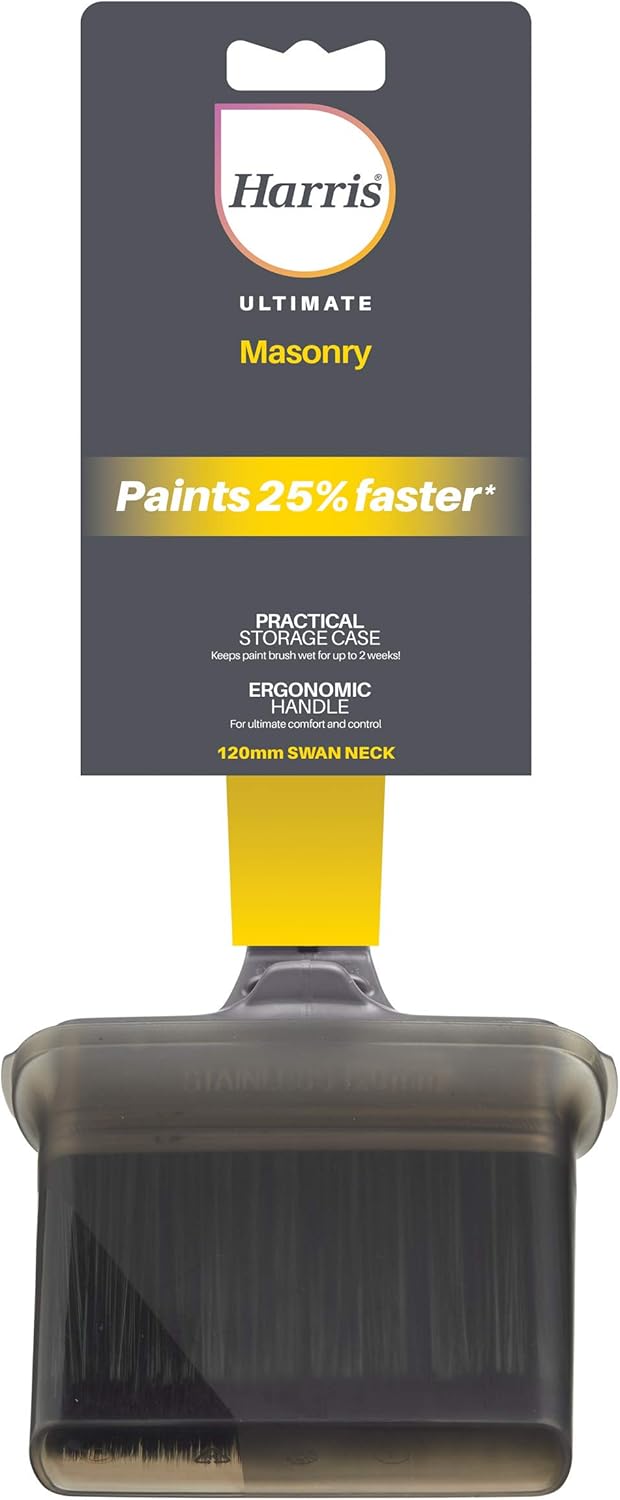 Ultimate Masonry Swan Neck Paint Brush, 120mm