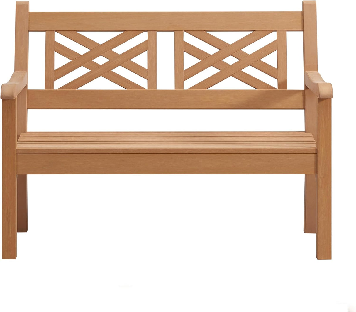 Winawood Speyside Polymer Wood Effect 2 Seat Bench - New Teak