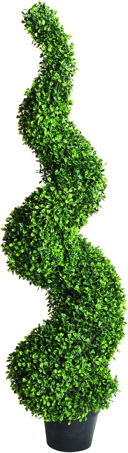90cm Artificial Buxus Topiary Spiral Tree