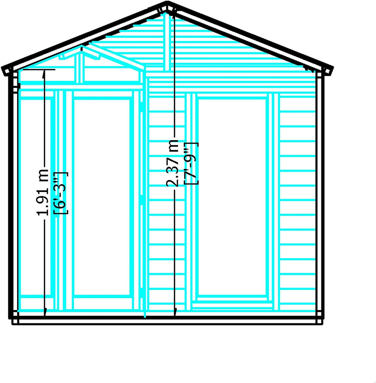 Shire Larkspur 8x8 Summer House
