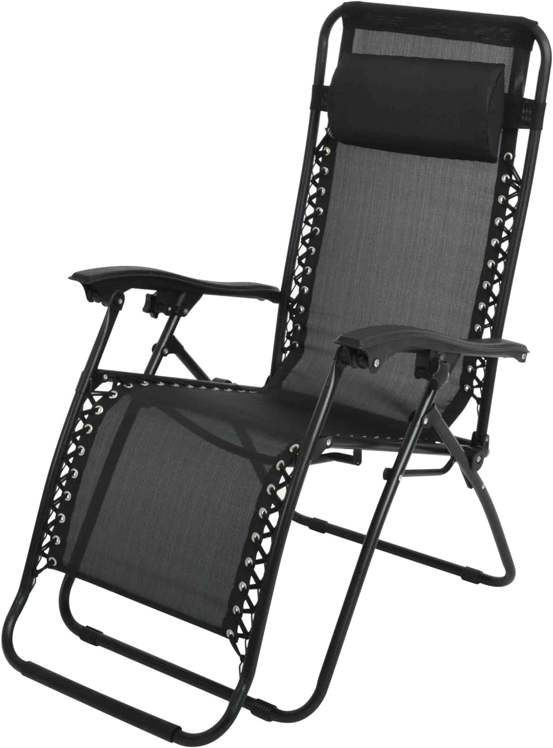 Zero Gravity Sun Lounger - Black