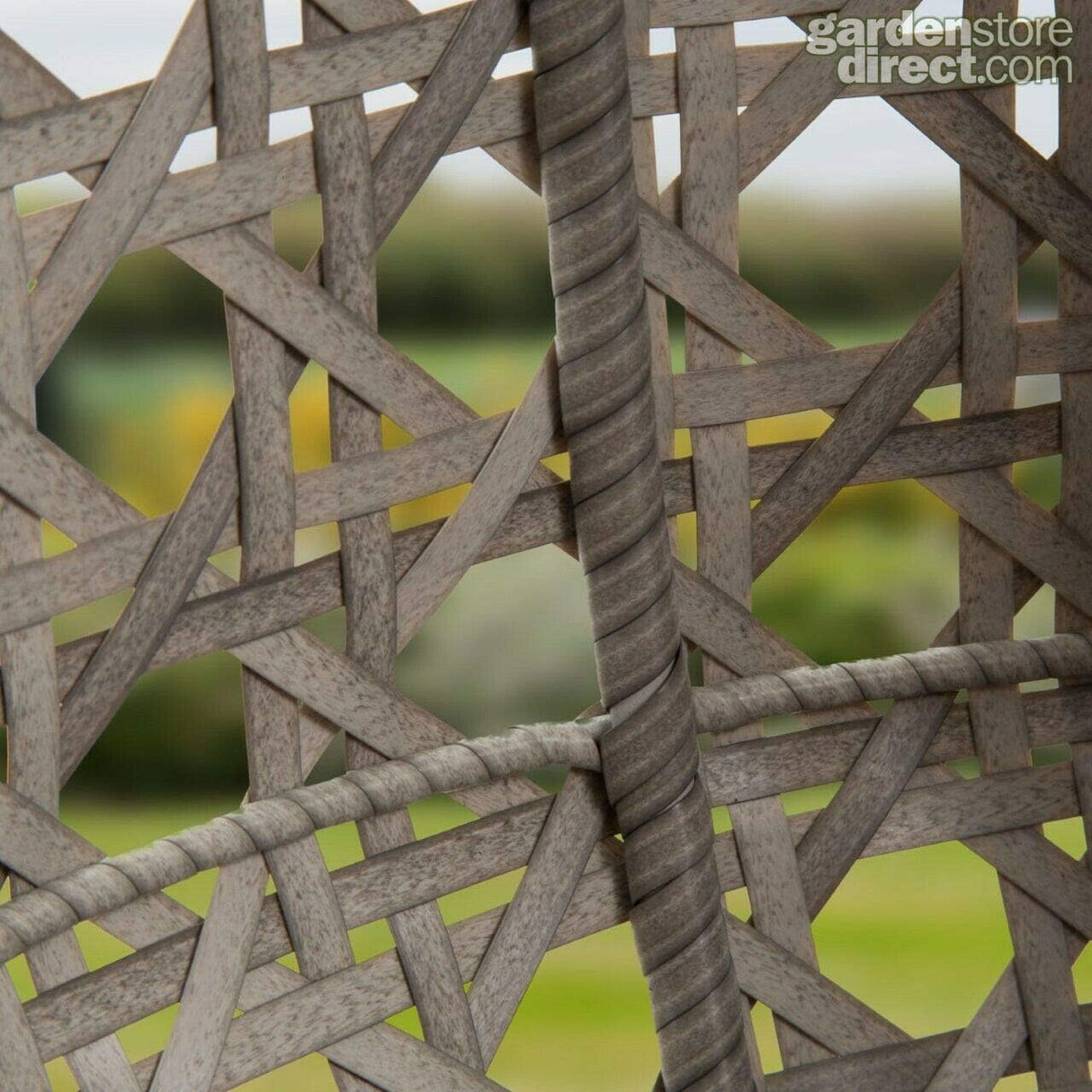 Innovators International Swivel Rattan Cocoon Chair