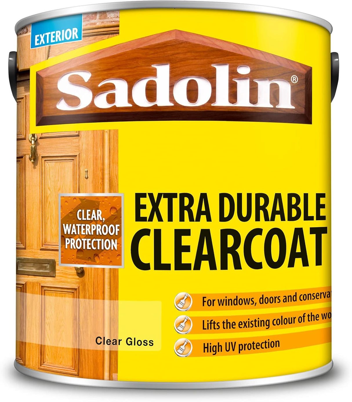 Sadolin Extra Durable Clear Coat 2.5l Gloss Finish