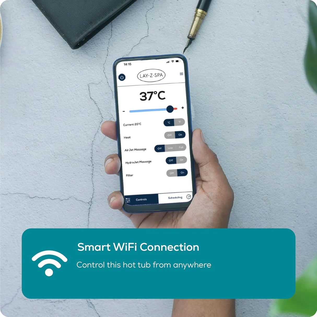 Lay-Z-Spa San Francisco, Intergrated EnergySense Liner, 10 HydroJet Massage System Inflatable Hot Tub, 5-7 Person