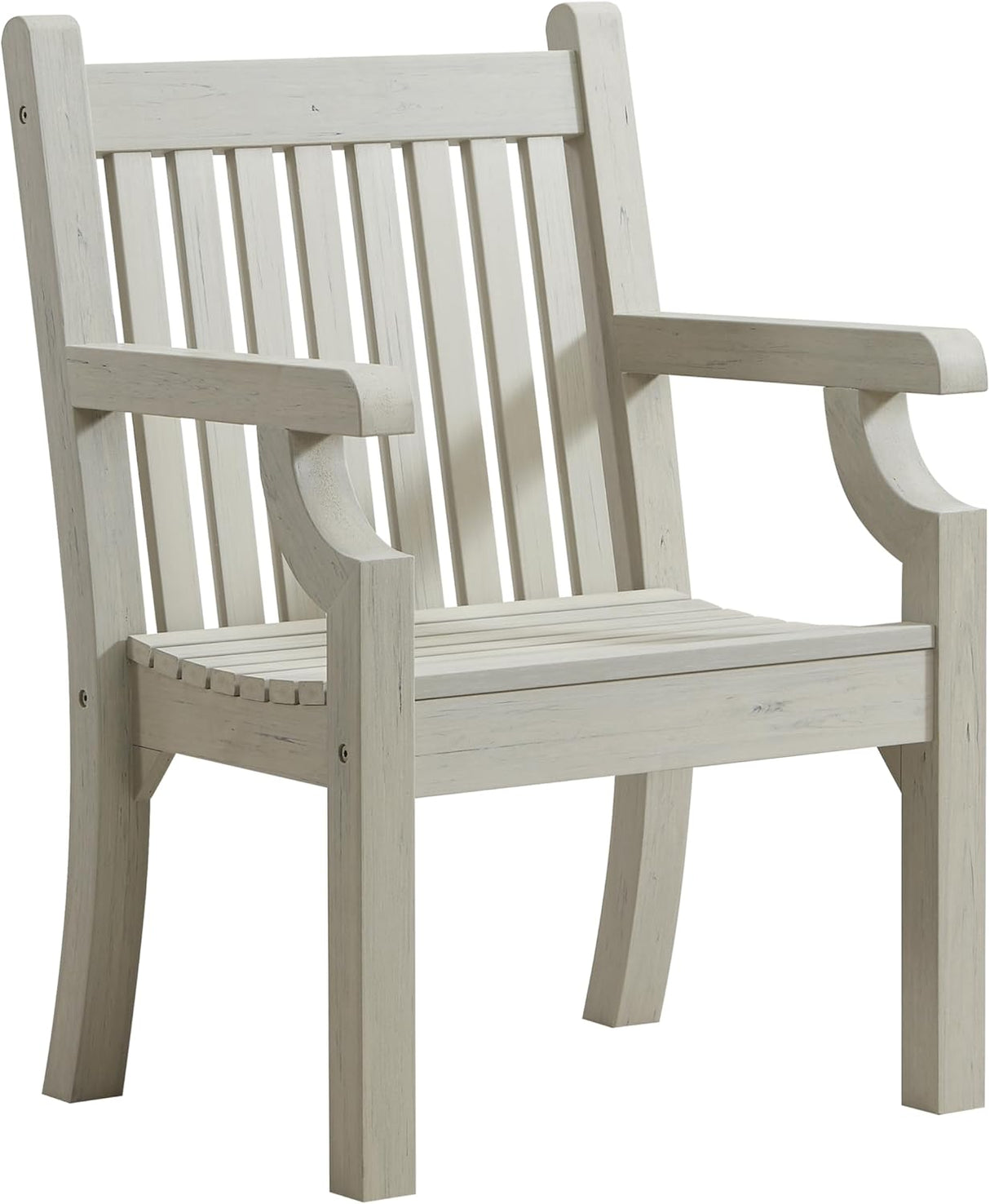 Winawood Sandwick Polymer Wood Effect Armchair - Stone Grey