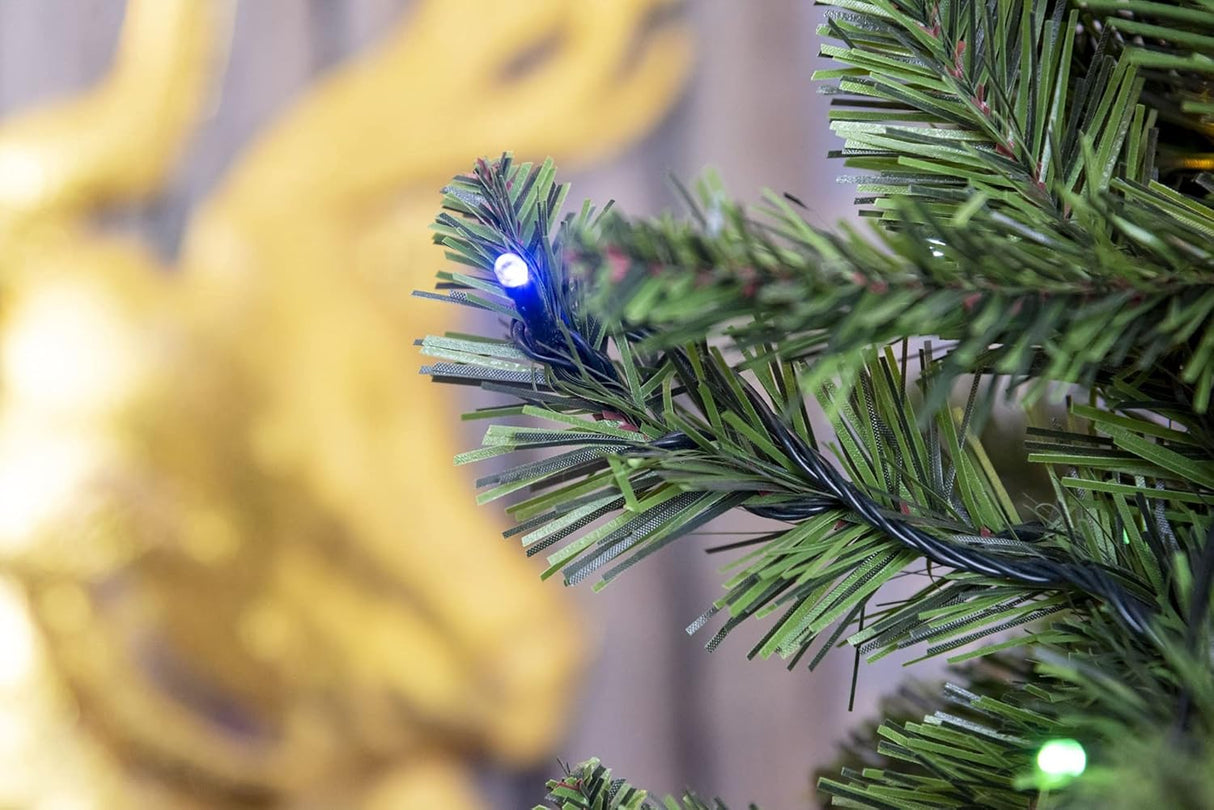 Imperial Pine Pre-Lit Christmas Tree 8ft/240cm - Multicolour LEDs