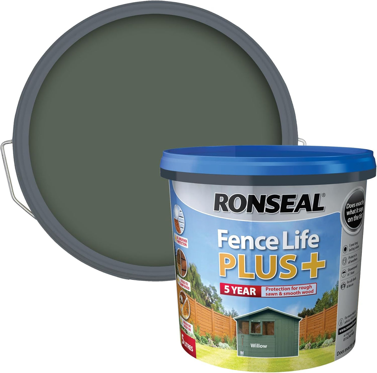 Ronseal Fence Life Plus+ - Willow 5L
