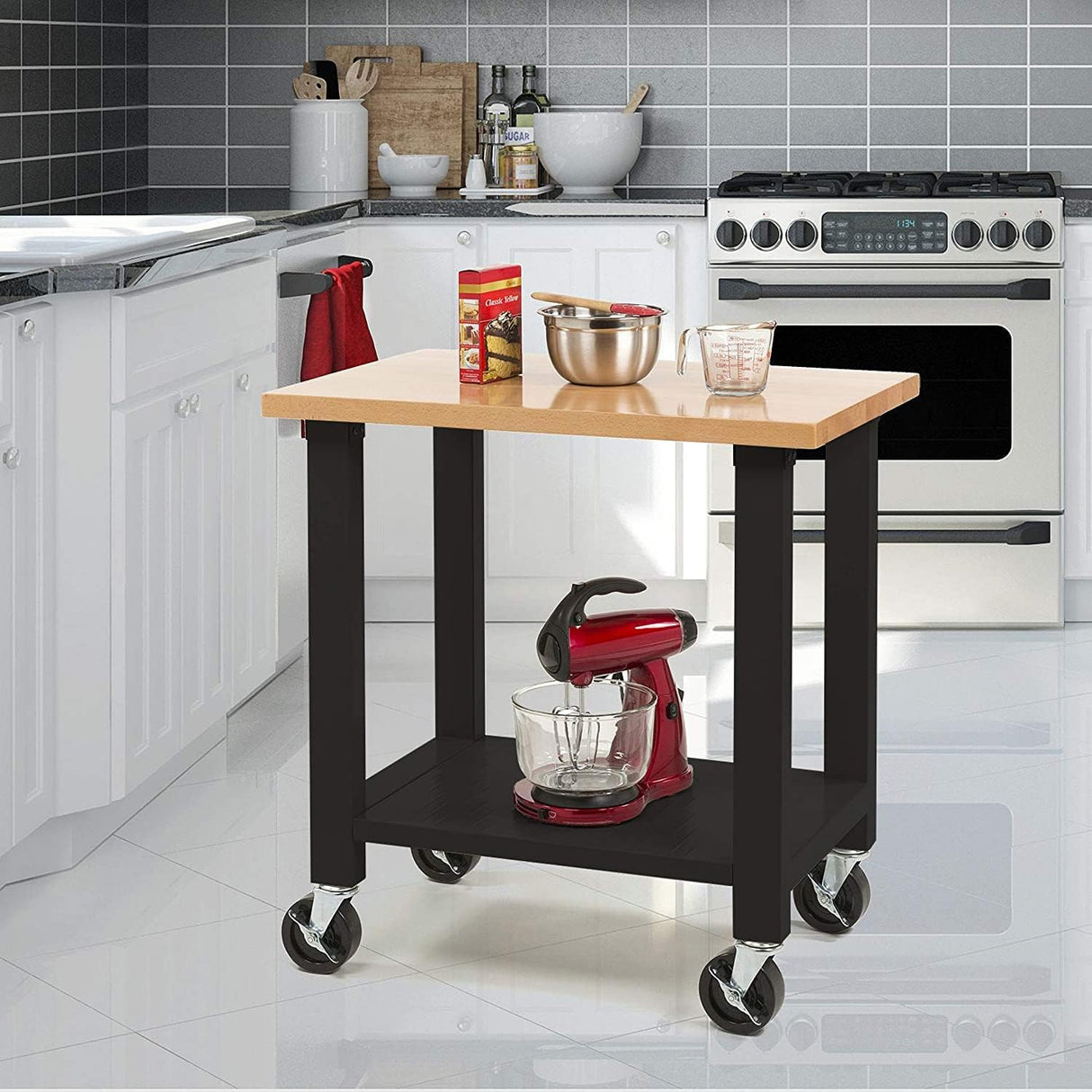 3ft Rolling Workstation - Graphite Grey