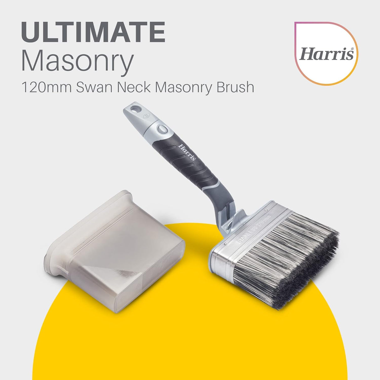 Ultimate Masonry Swan Neck Paint Brush, 120mm
