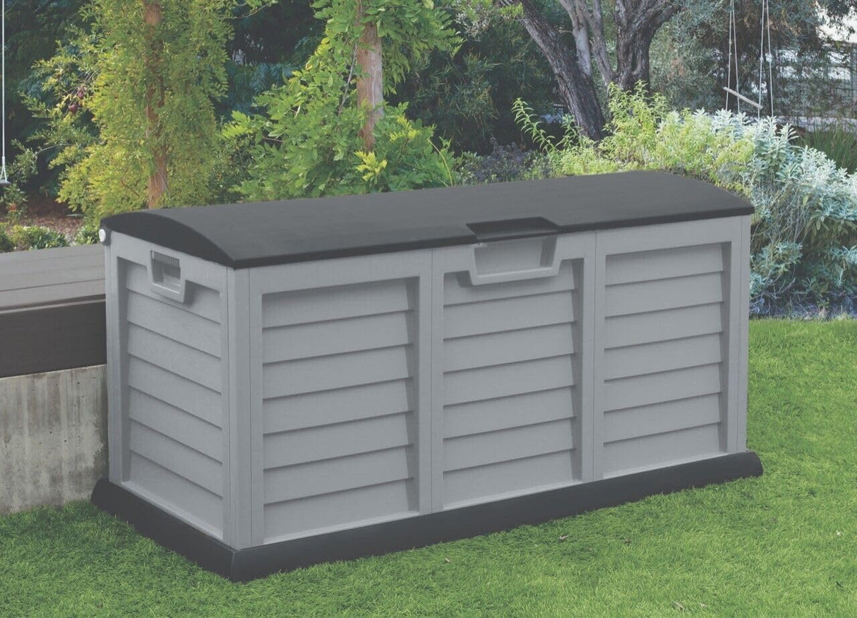 Huge Jumbo Garden Storage Box - Grey