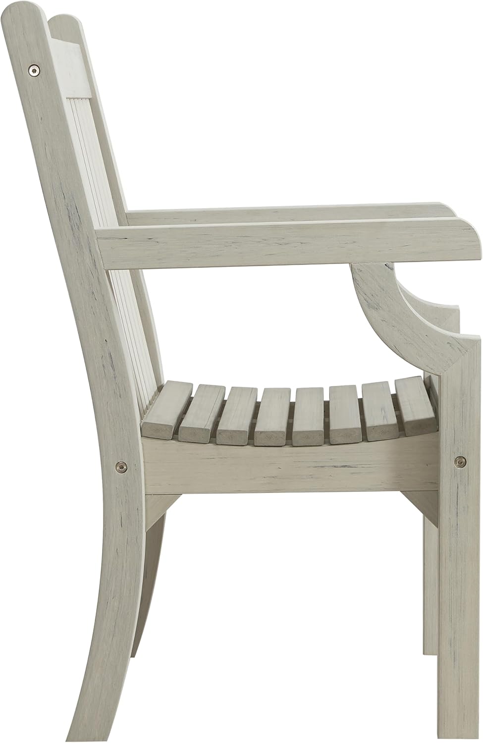 Winawood Sandwick Polymer Wood Effect Armchair - Stone Grey
