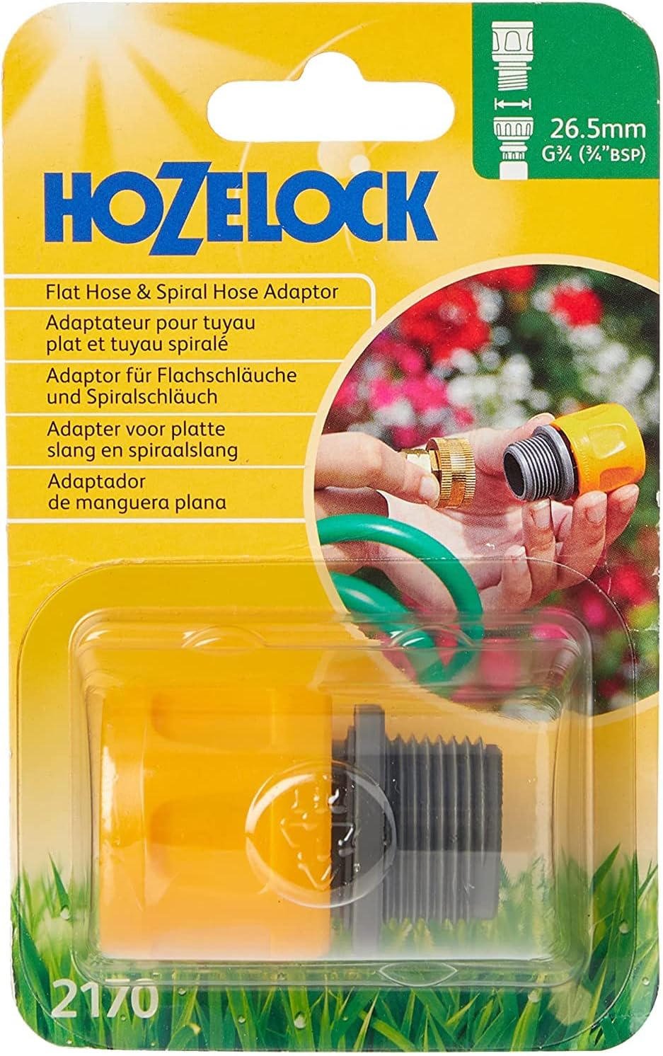 Hozelock Flat Hose Adapter