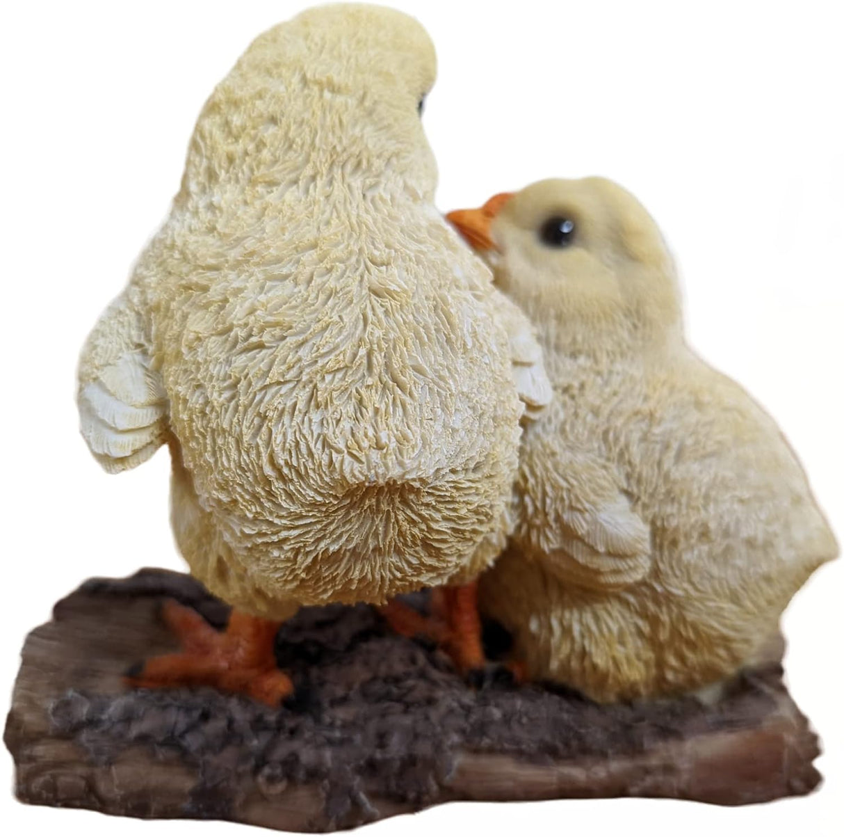 Baby Chicks on Log Ornament