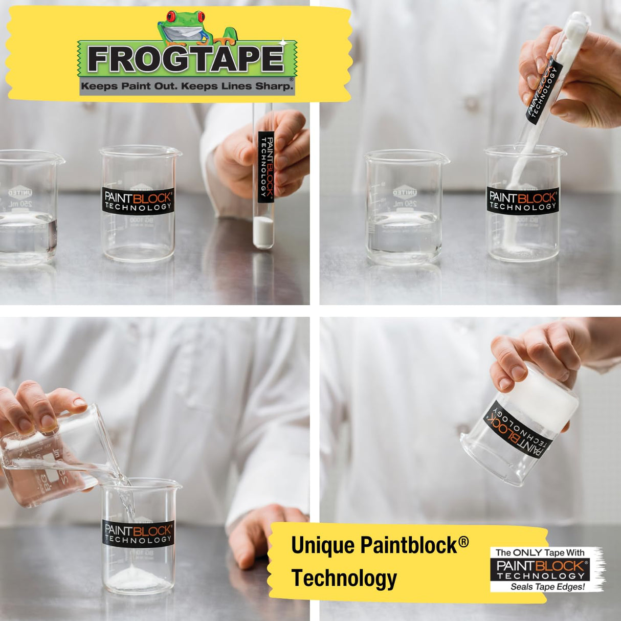 Frog Tape Yellow Delicate Surface Painters Masking Tape 36mm x 41.1m