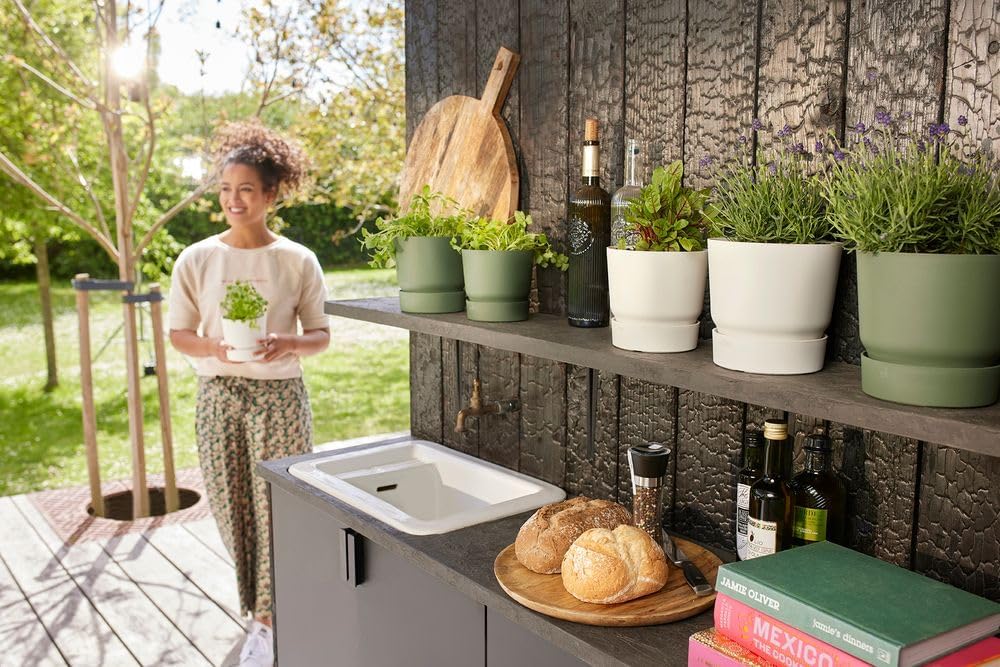 Greenville Round 14cm - White