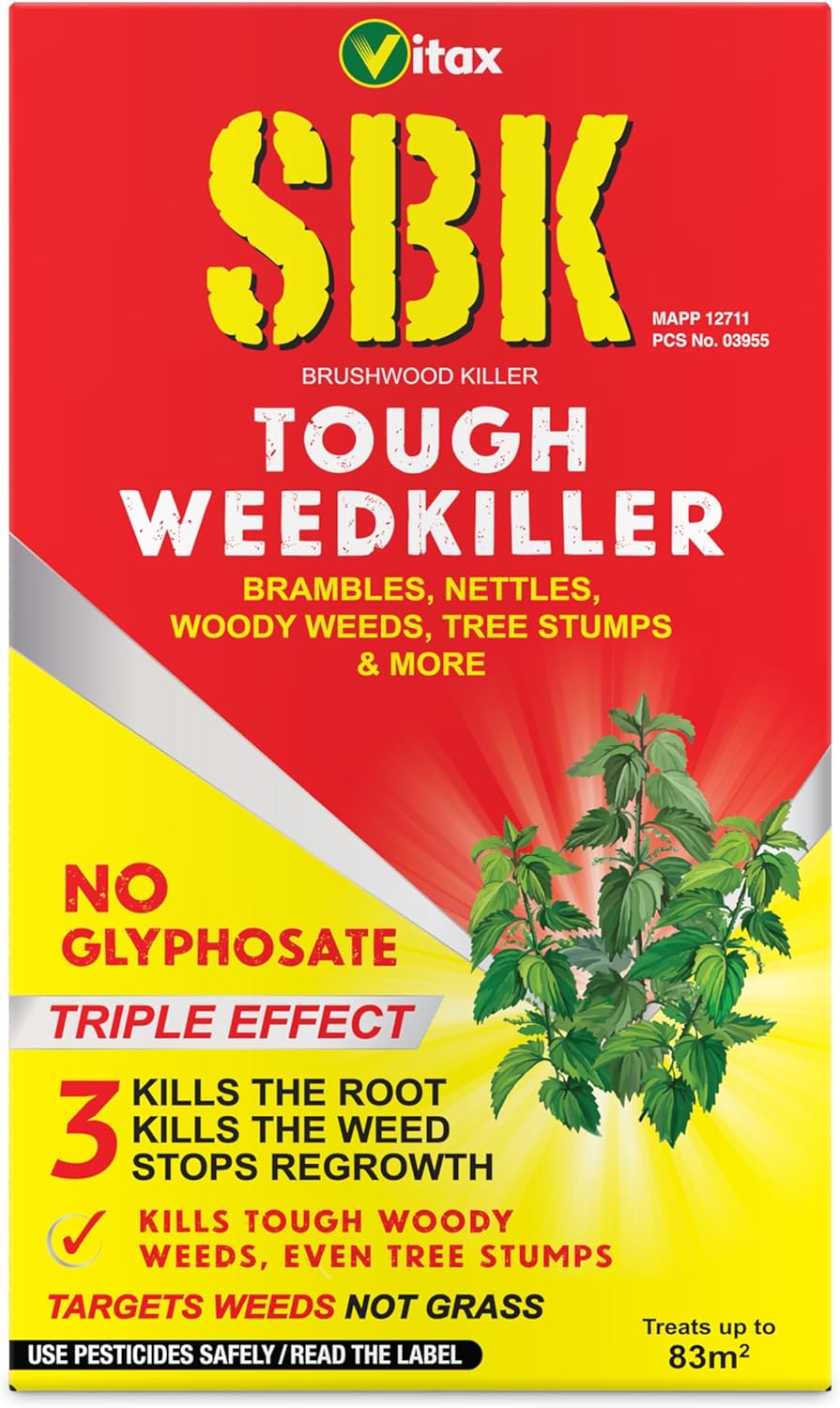 SBK Brushwood Killer Tough Weedkiller- 250ml, Coverage 83M2