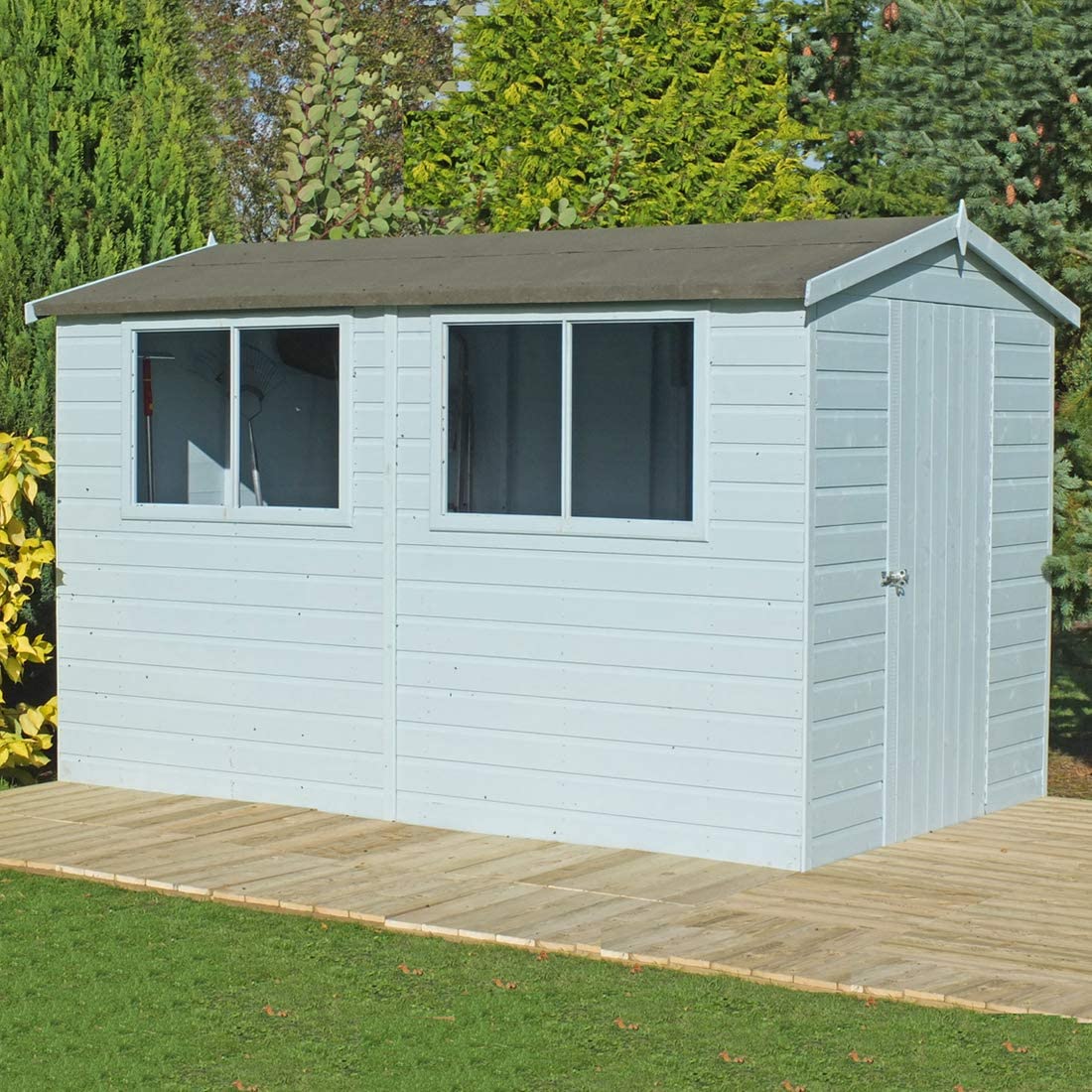 Shire Lewis 10x6 Single Door Shed