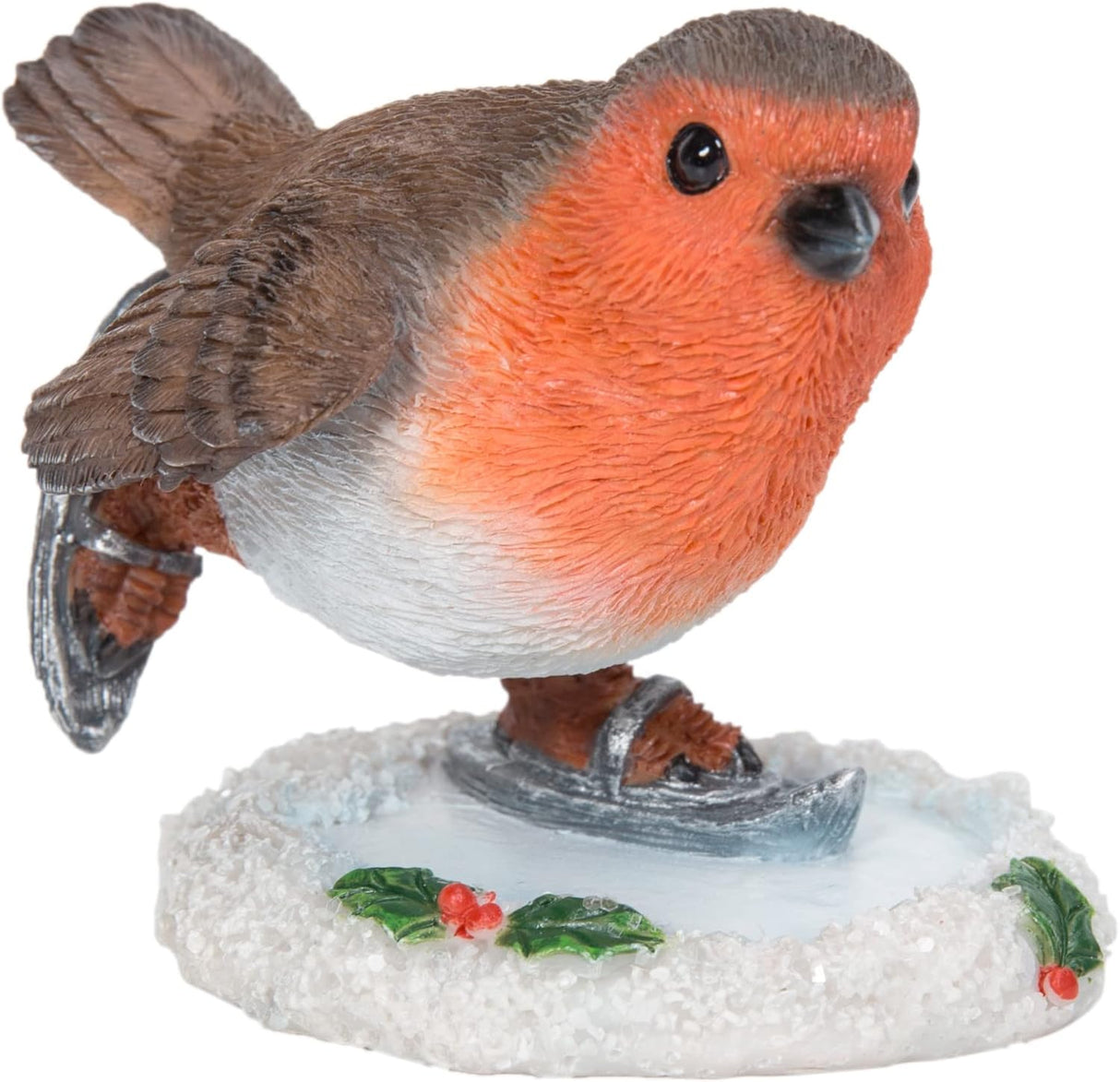 Ice Skating Robin Ornament