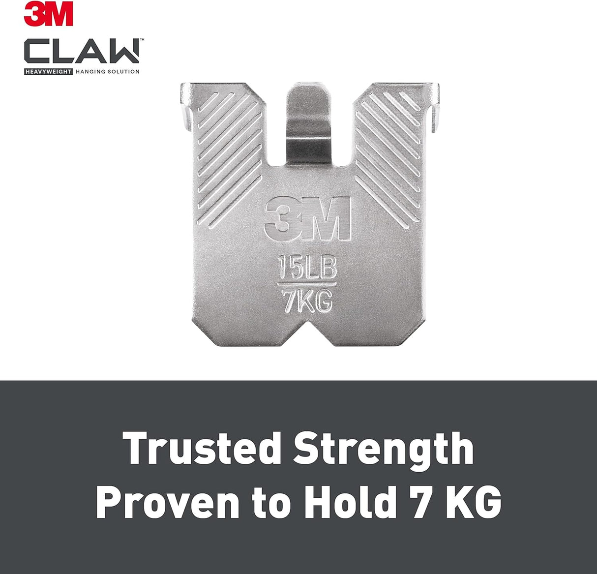 Plasterboard Picture Hanging Wall Hooks 4 Hangers - Holds up to 7 kg