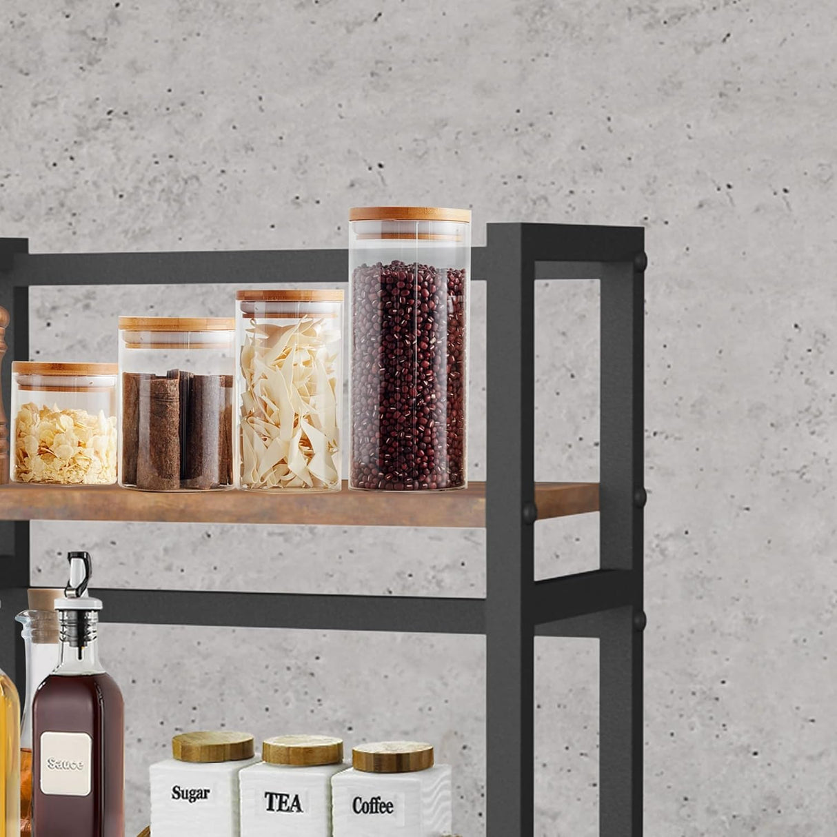 Wooden Cupboard Organiser Shelves - 2 Tier