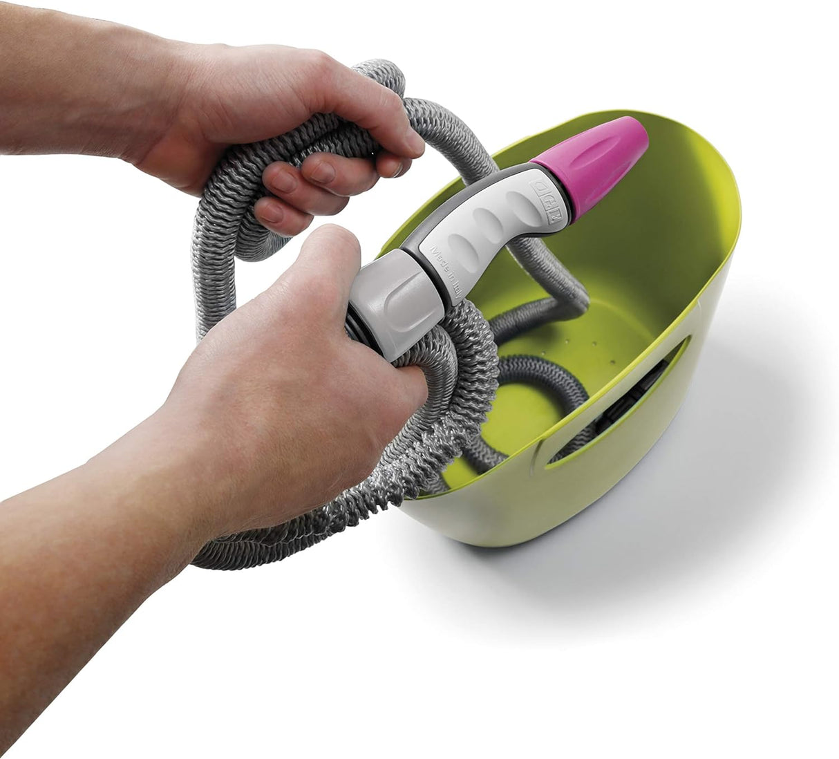 Hozelock Aquapop Lime Irrigation Kit With 15m Extendable Hose