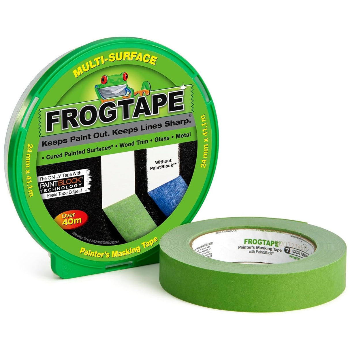 Frog Tape Green Multi Surface Painters Masking Tape 24mm x 41.1m