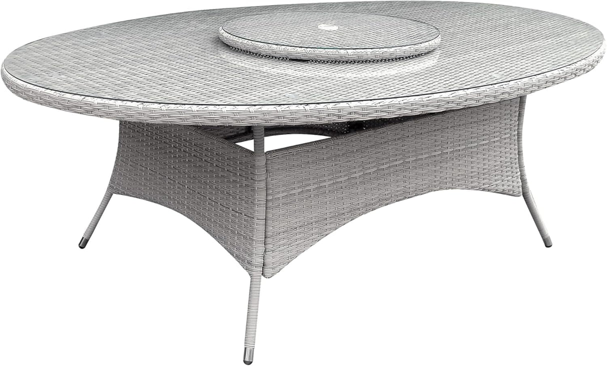 Sarasota 8 Seat Oval Dining Set in Natural