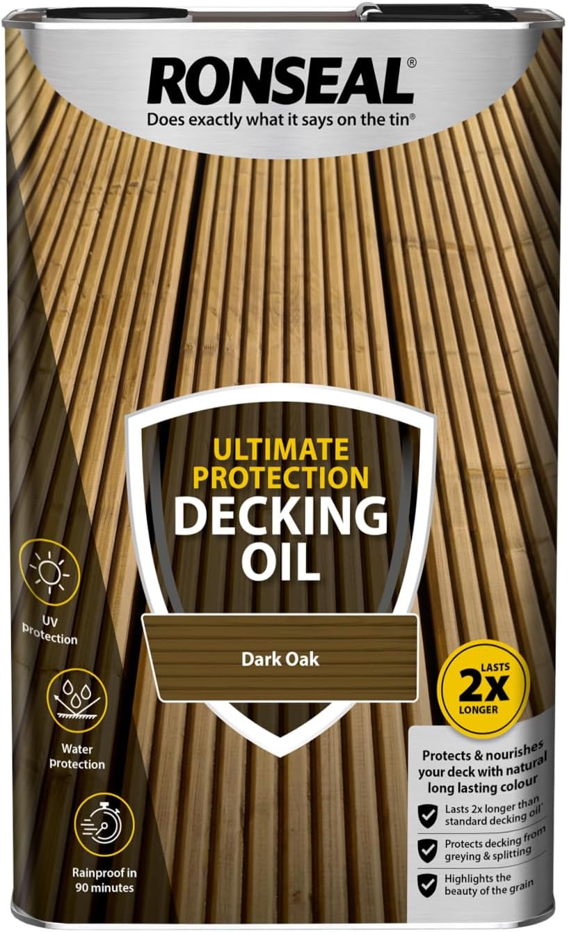 Ronseal Ultimate Decking Oil Dark Oak 5L