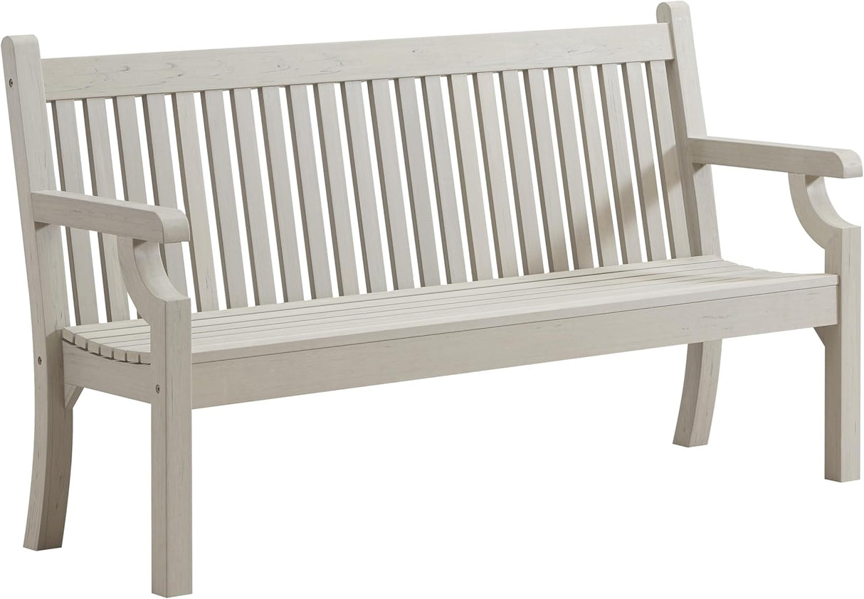 Winawood Sandwick Polymer Wood Effect 3 Seat Garden Bench - Stone Grey FAILED DELIVERY