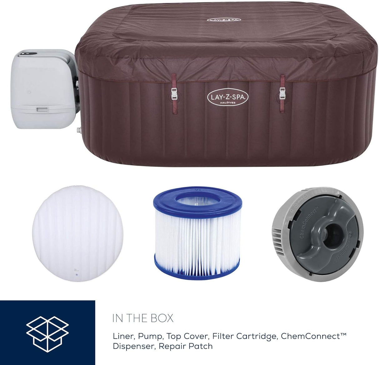 Maldives Luxury HydroJet Pro Inflatable Hot Tub 5-7 person