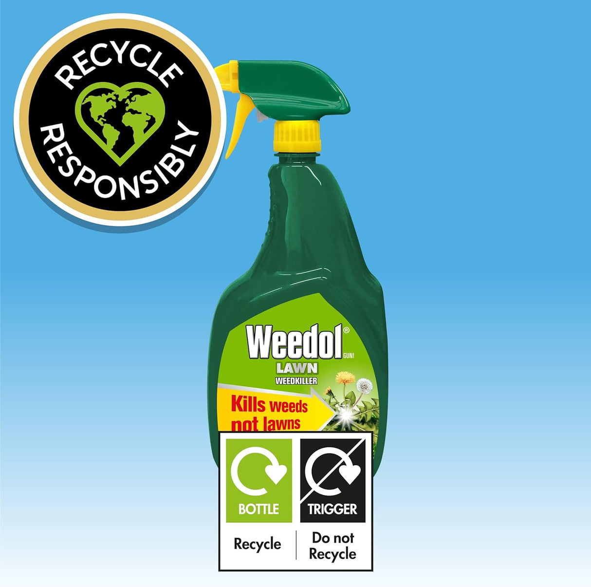 Weedol Lawn Weedkiller Spray, 800 ml