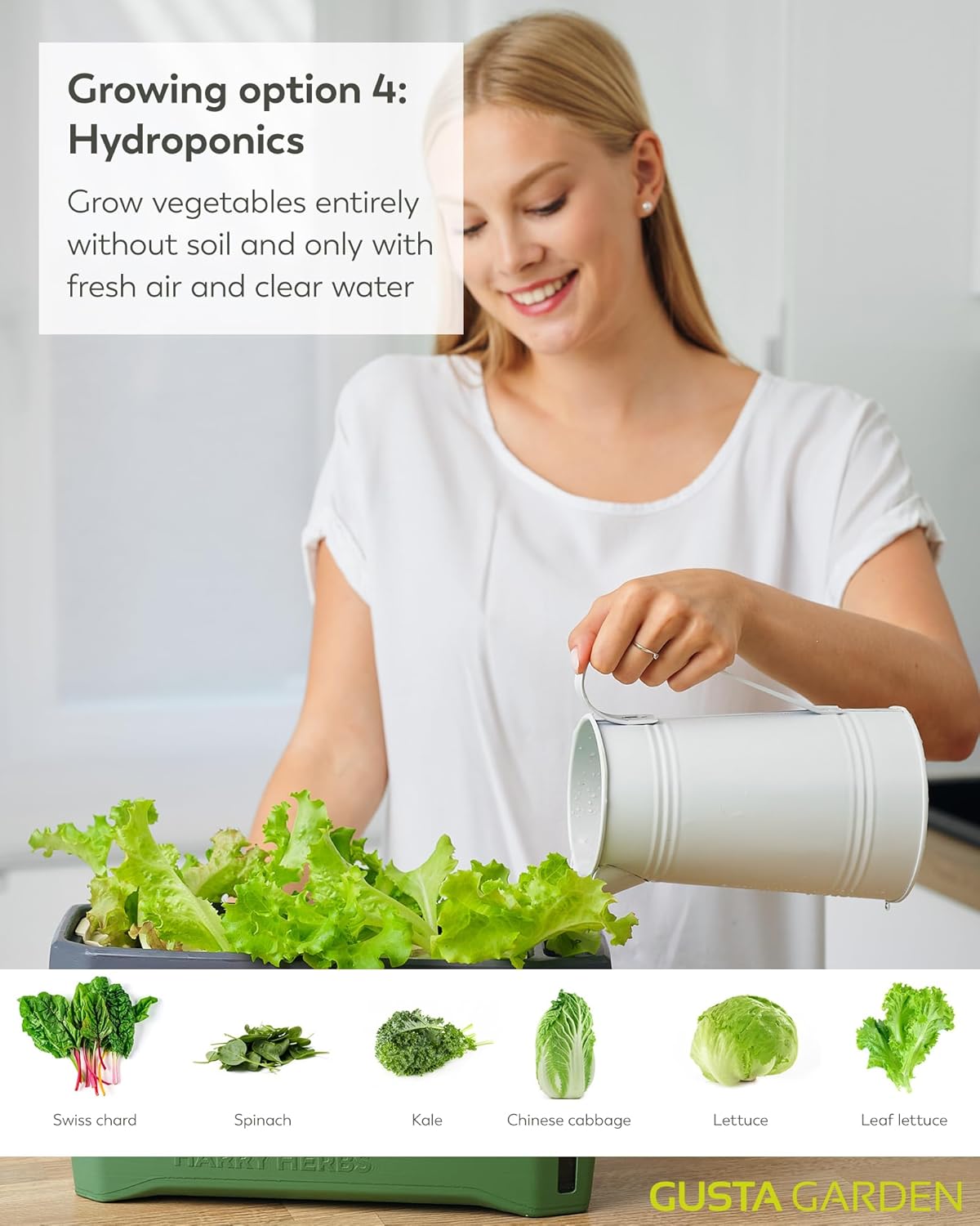 Harry Herbs 4-in-1 Herb Pot - Dark Green