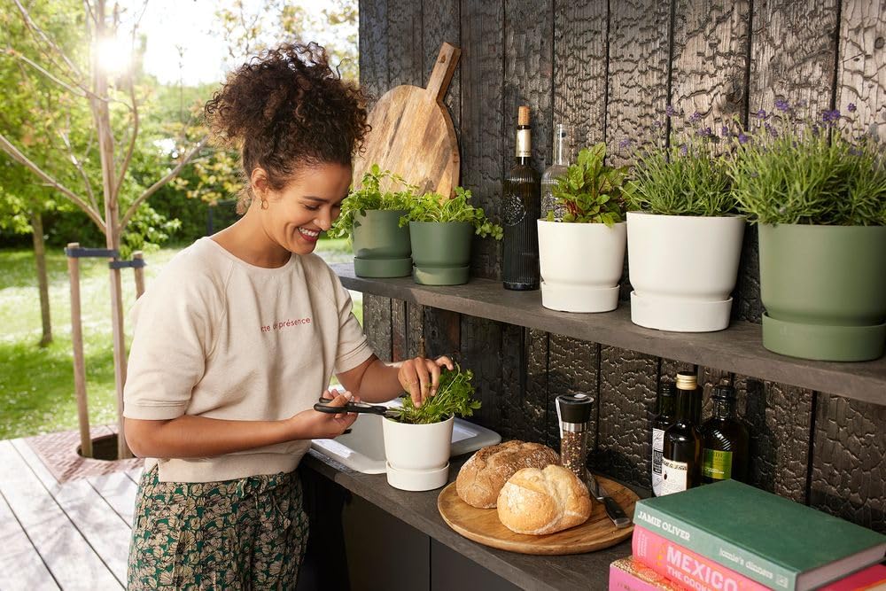 Greenville Round 14cm - White