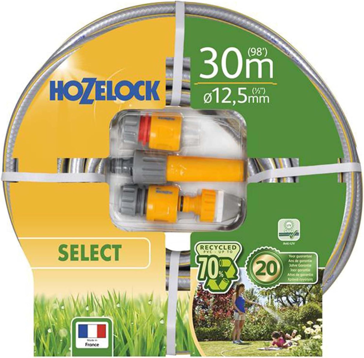 Hozelock Select Hose 12.5mm x 30m Starter Set